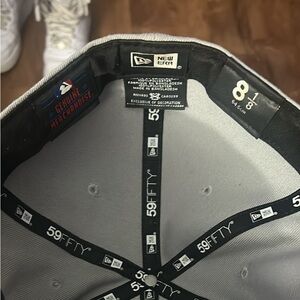 New Era 59FIFTY Light Gray Fitted Cap